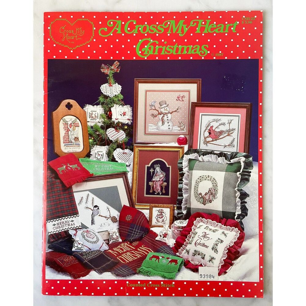 A Cross My Heart Christmas Cross Stitch Booklet CSB-23 Cross My Heart Inc